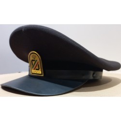 Authentic Islamic Shia Iran Customs Officials Brown Visor Cap Hat