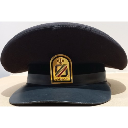 Authentic Islamic Shia Iran Customs Officials Brown Visor Cap Hat