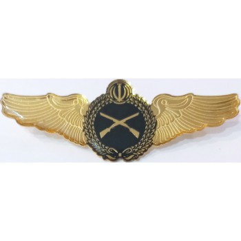 Iran Persia Artesh Army Infantry Branch Military Metal Wing