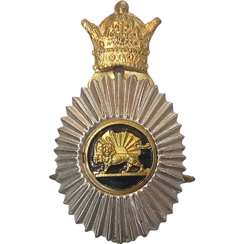 Iran Shah Pahlavi Reign Military Lion & Sun ( Shiro Khorshid ) Army Badge