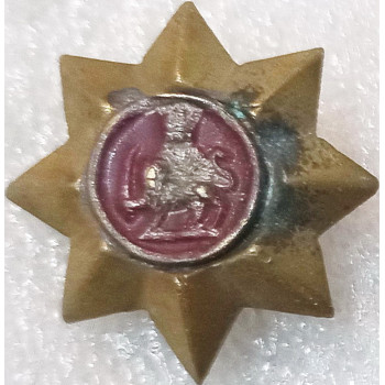 Iran Persia Shah Pahlavi Military Army Uniform Lion & Sun ( Shiro Khorshid ) Taj Crown Shoulder Rank Button