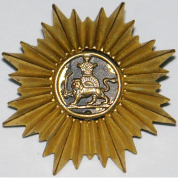 Iran Persia Shah Pahlavi Military Army Uniform Lion & Sun ( Shiro Khorshid ) Taj Crown Shoulder Rank Button