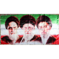 Islam 12er Shia 3 Leaders of the Islamic Republic of Iran Religious & Political Flag
