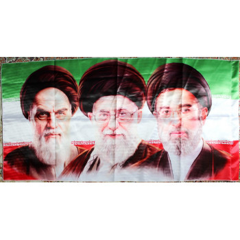 Islam 12er Shia 3 Leaders of the Islamic Republic of Iran Religious & Political Flag