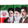 Islam 12er Shia 3 Leaders of the Islamic Republic of Iran Religious & Political Flag
