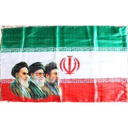 Islam 12er Shia 3 Leaders of the Islamic Republic of Iran Religious & Political Flag