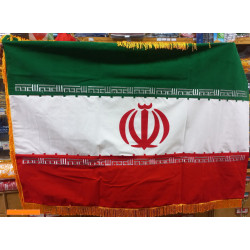 Islamic Republic of Iran Sewn & Embroidered Best Quality Large Flag