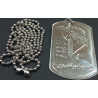Iran Basij of Sepah Pasdaran IRGC Revolutionary Guards Military Dog Tag Dogtag Pendant with Chain