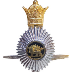 Iran Shah Pahlavi Reign Military Lion & Sun ( Shiro Khorshid ) Army Cap Badge in Original Pack