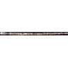 Iranian Islamic Shia Sufi Dervish Walking Stick – Resin Relief Figures on Metal Shaft