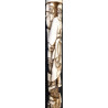 Iranian Islamic Shia Sufi Dervish Walking Stick – Resin Relief Figures on Metal Shaft