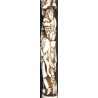 Iranian Islamic Shia Sufi Dervish Walking Stick – Resin Relief Figures on Metal Shaft