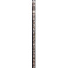 Iranian Islamic Shia Sufi Dervish Walking Stick – Resin Relief Figures on Metal Shaft