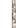 Iranian Islamic Shia Sufi Dervish Walking Stick – Resin Relief Figures on Metal Shaft