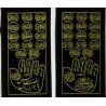 Iran Shia Shiite Islam 14 Masoom & Khamsa Shoulder Scarf ( Stole, Shawl, Shal )