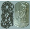 IRAN Islam Shia Ayatollah Khamenei Military Style Tag Dog Tag Dogtag Pendant with Chain