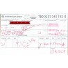 Iran Kish Airlines Used Passenger Flight Ticket & Boarding Pass