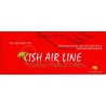 Iran Kish Airlines Kish Island to Dubai, UAE, Used Passenger Flight Ticket