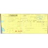 Iran Taban Air Airlines Used Passenger Flight Ticket