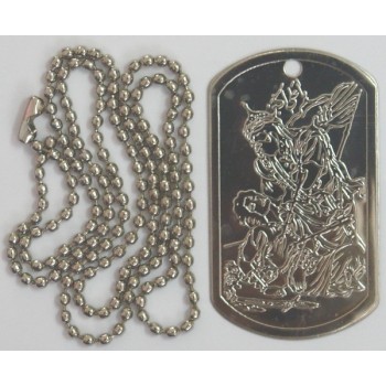 Iran Islam Shia Imam Husain & Ali Al-Akbar's Karbala Dog Tag Pendant