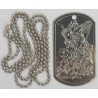 Iran Islam Shia Imam Husain & Ali Al-Akbar's Karbala Dog Tag Pendant