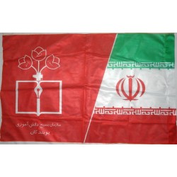 Iran Islam Shia Revolutionary Guards BASIJ SCOUTS Military & Political Flag