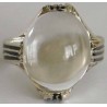 Iraq Islam Shia Imam Ali Natural Dorre Najaf Clear Gemstone Silver 800 Ring