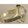 Iraq Islam Shia Imam Ali Natural Dorre Najaf Clear Gemstone Silver 800 Ring