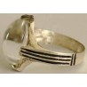 Iraq Islam Shia Imam Ali Natural Dorre Najaf Clear Gemstone Silver 800 Ring