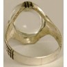 Iraq Islam Shia Imam Ali Natural Dorre Najaf Clear Gemstone Silver 800 Ring