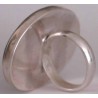 Iran Islam Shia Quran YUNUS DUA INSIDE FISH Carved Natural Chrysoprase Agate Handmade Sterling Silver 925 Ring