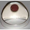 Islam Shia Imam Ali Heydar Natural Agate Aqeeq Aqiq Sterling Silver 925 Ring