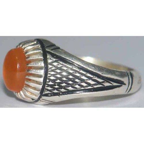 Iran Natural Agate Aqeeq Aqiq Silver 900 Ring Iran Natural Agate Aqeeq Aqiq Silver 900 Ring