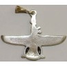 Iran Persia Silver 800 Zoroastrian Farvahar Wing Necklace Pendant