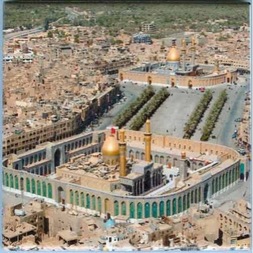 Islam Shia Iraq Karbala BEIN AL-HARAMAYN Decorative Tile Islam Shia Iraq Karbala BEIN AL-HARAMAYN Decorative Tile