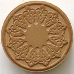 Iran Qum Islam Shia Namaz MOHR TURBAH with Islamic Art Design Earth Soil Clay Tablet