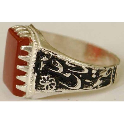 Iran Islam Shia Imam Ali Name Natural Agate Aqeeq Aqiq Sterling Silver 925 Ring Iran Islam Shia Imam Ali Name Natural Agate Aqeeq Aqiq Sterling Silver 925 Ring
