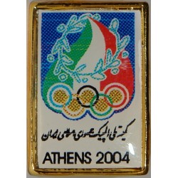Iran National Olympic Committee Special NOC Pin  for Athens 2004