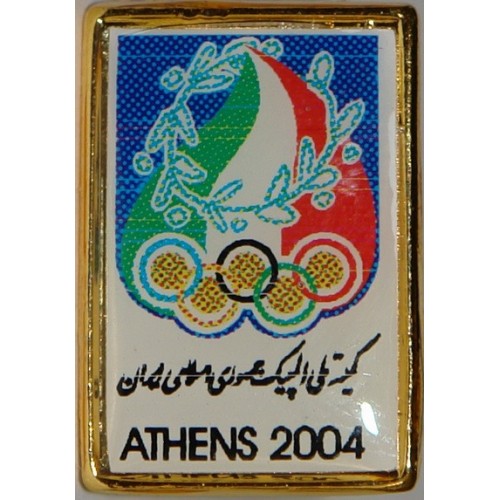 Iran National Olympic Committee Special NOC Pin  for Athens 2004