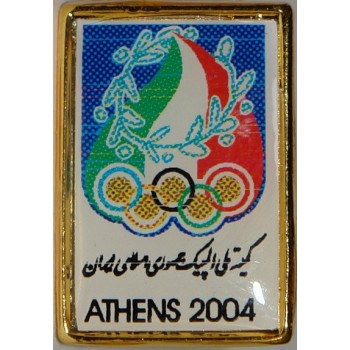 Iran National Olympic Committee Special NOC Pin  for Athens 2004