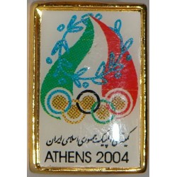Iran National Olympic Committee Special NOC Pin  for Athens 2004