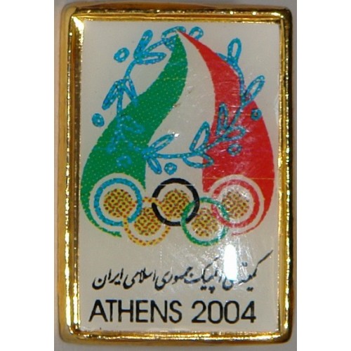 Iran National Olympic Committee Special NOC Pin  for Athens 2004