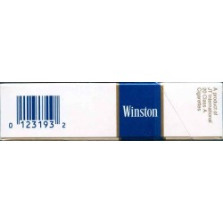 WINSTON with Iran Tax Label & Persian Health Warning Unopened Full Cigarette Pack