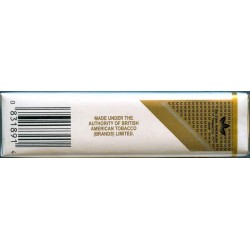 Montana Lights with Iran Tax Label & Persian Health Warning Text on side Unopened Full Cigarette Pack