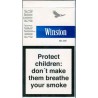 WINSTON Blue Super Slims Health Warning Unopened Full Cigarette Pack