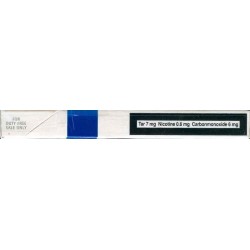 WINSTON Blue Super Slims Health Warning Unopened Full Cigarette Pack