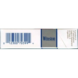 WINSTON with Iran Tax Label & Persian Health Warning Unopened Full Cigarette Pack