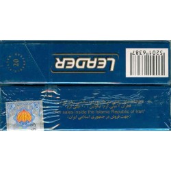 Greece Greek LEADER King Size Filter with Iran Tax Label & Persian Health Warning Unopened Full Cigarette Pack