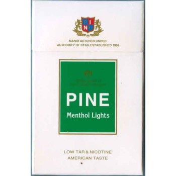 South Korea PINE MENTHOL LIGHTS Unopened Full Cigarette Pack