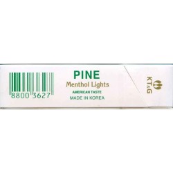 South Korea PINE MENTHOL LIGHTS Unopened Full Cigarette Pack